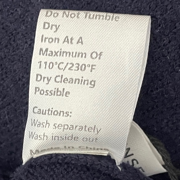 Commense 2 in 1 Denim Panel Lapel Sweater Women's XL NWT - Picture 14 of 15